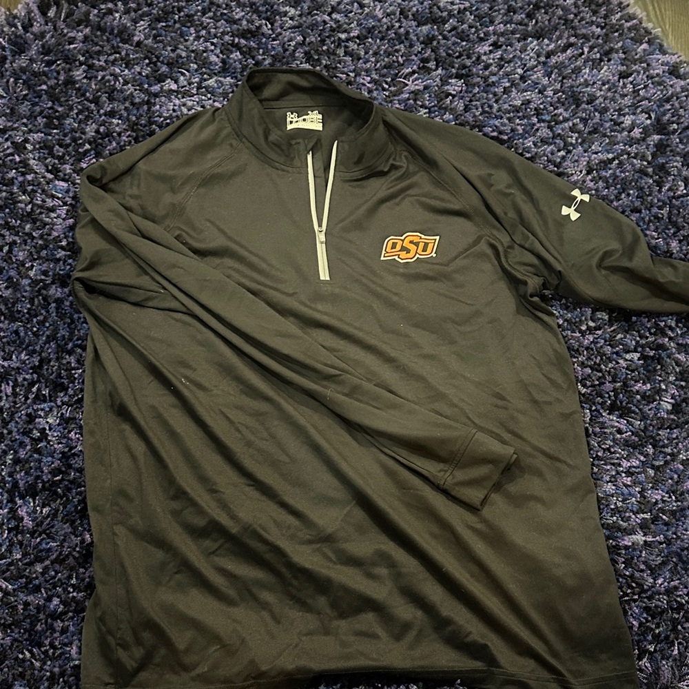 OSU Black Quarter-Zip Pullover